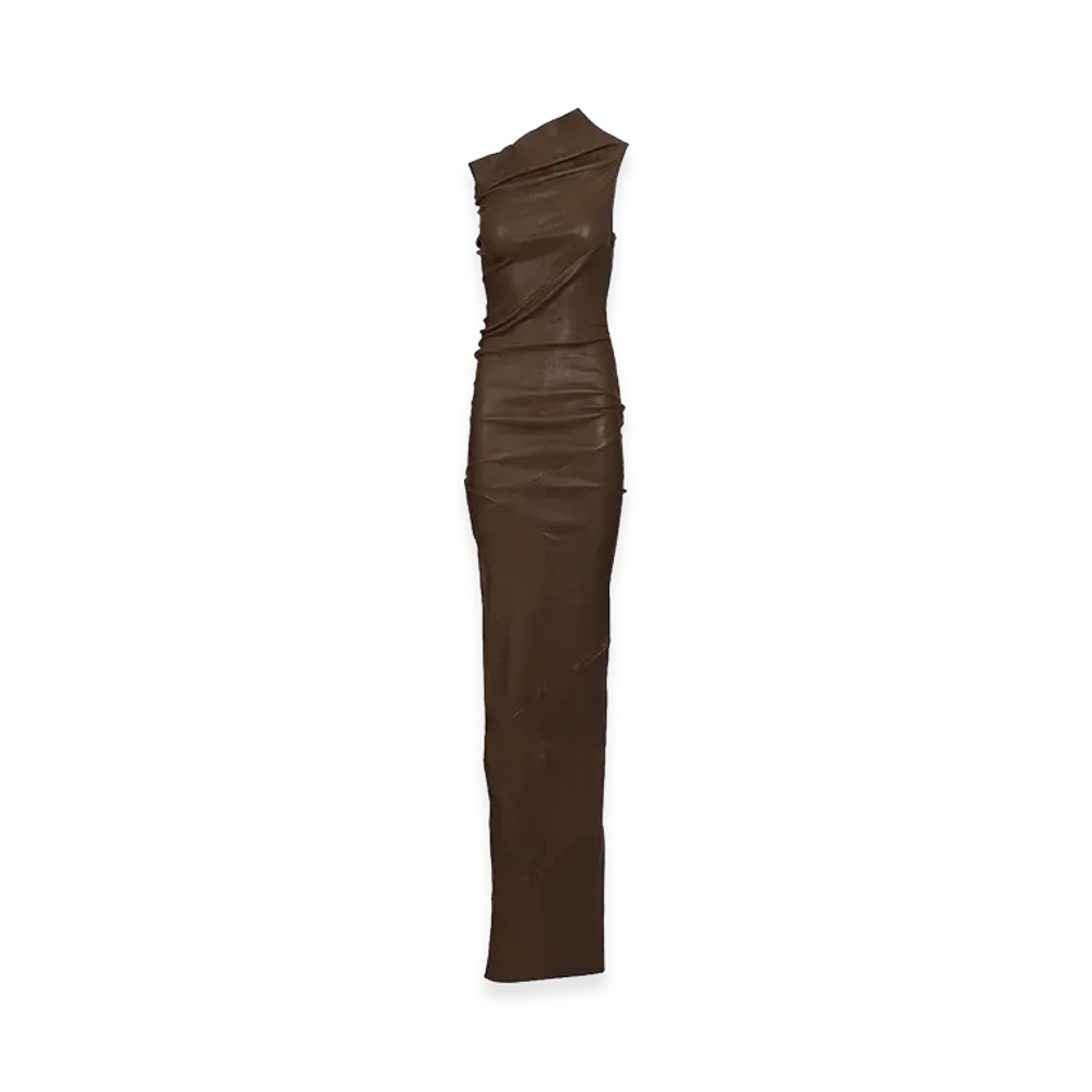 Rick Owens Women's Athena Dress "Brown"