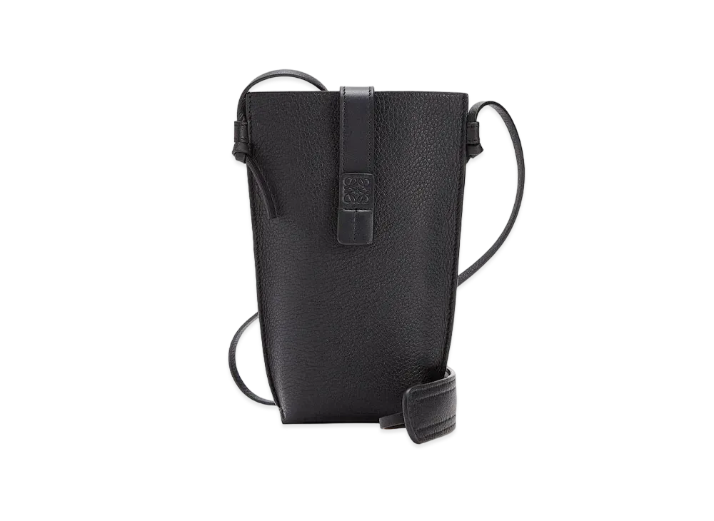 LOEWE Pocket In Soft Grained Calfskin "Black"