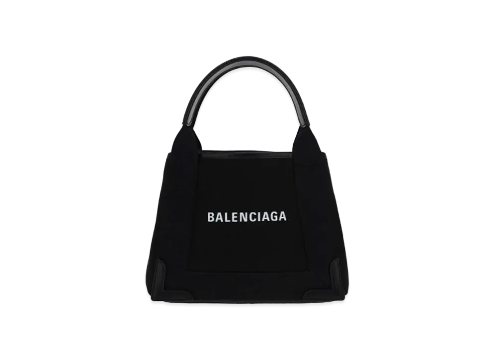BALENCIAGA Navy Small Cabas "Black"