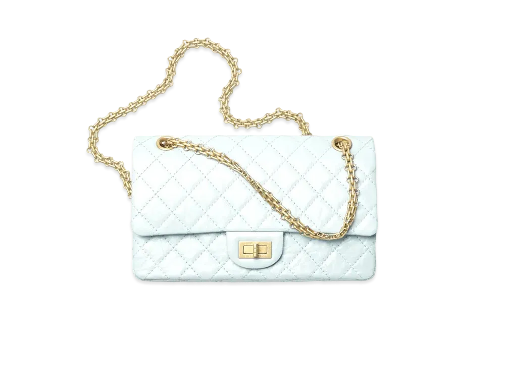 シャネル 2.55 ハンドバッグ エイジド カーフスキン 