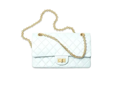 CHANEL 2.55 Hand Bags Aged Calfskin "Blue"