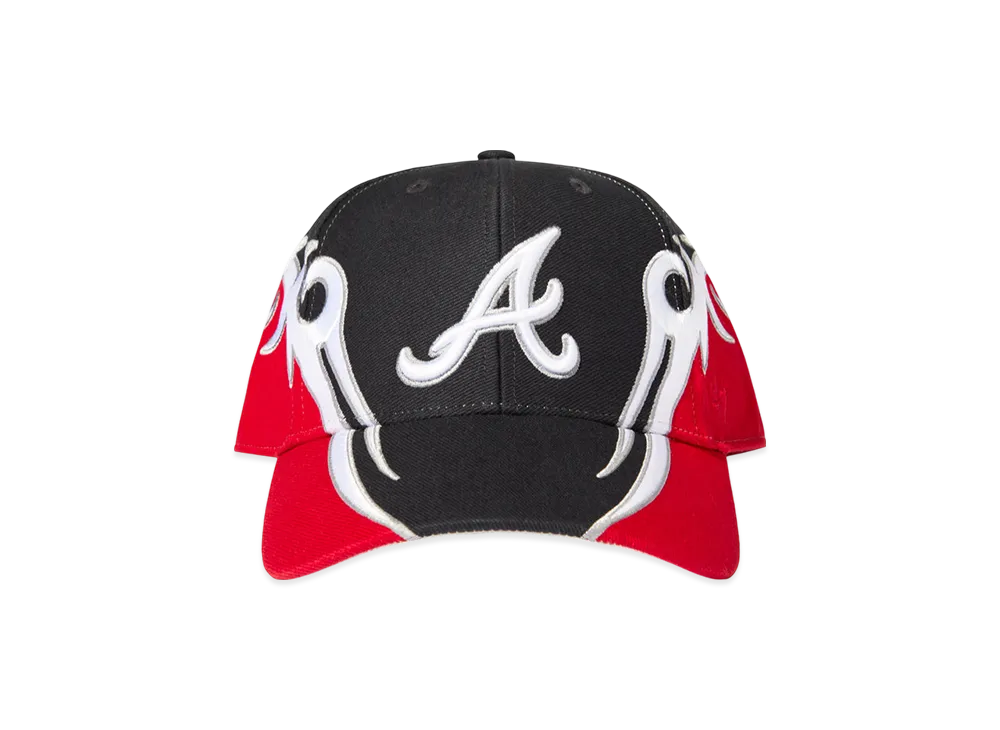 47 x AWAKE Atlanta Braves Hat "Black/Red"