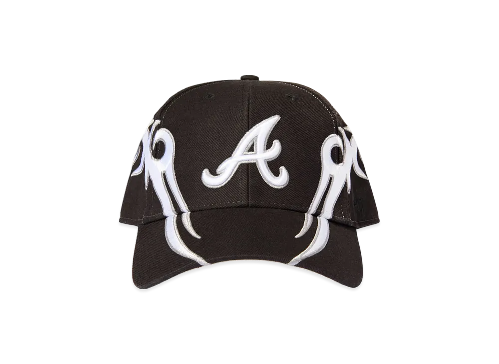 47 x AWAKE Atlanta Braves Hat "Black"