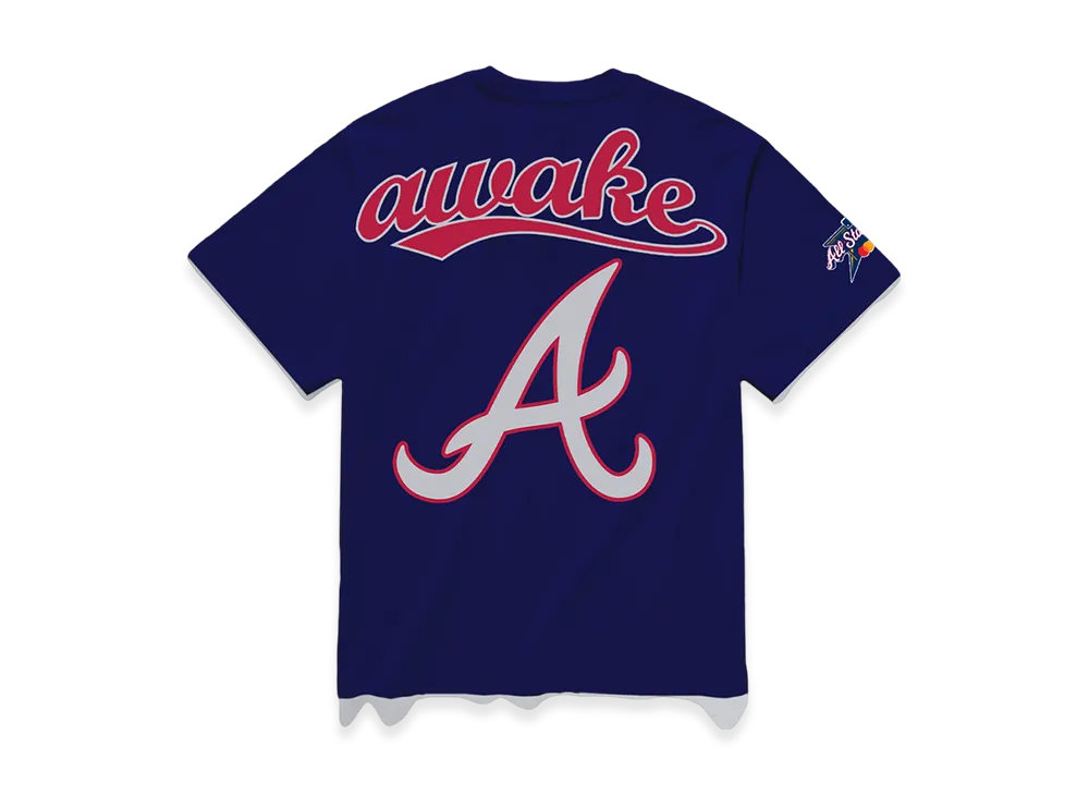 47 x AWAKE Atlanta Braves Tee "Dark Blue"