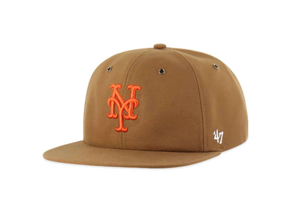 47 x Carhartt New York Mets Captain RL Relaxed Fit "Brown"