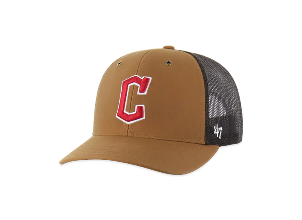 47 x Carhartt Cleveland Guardians Trucker "Brown"