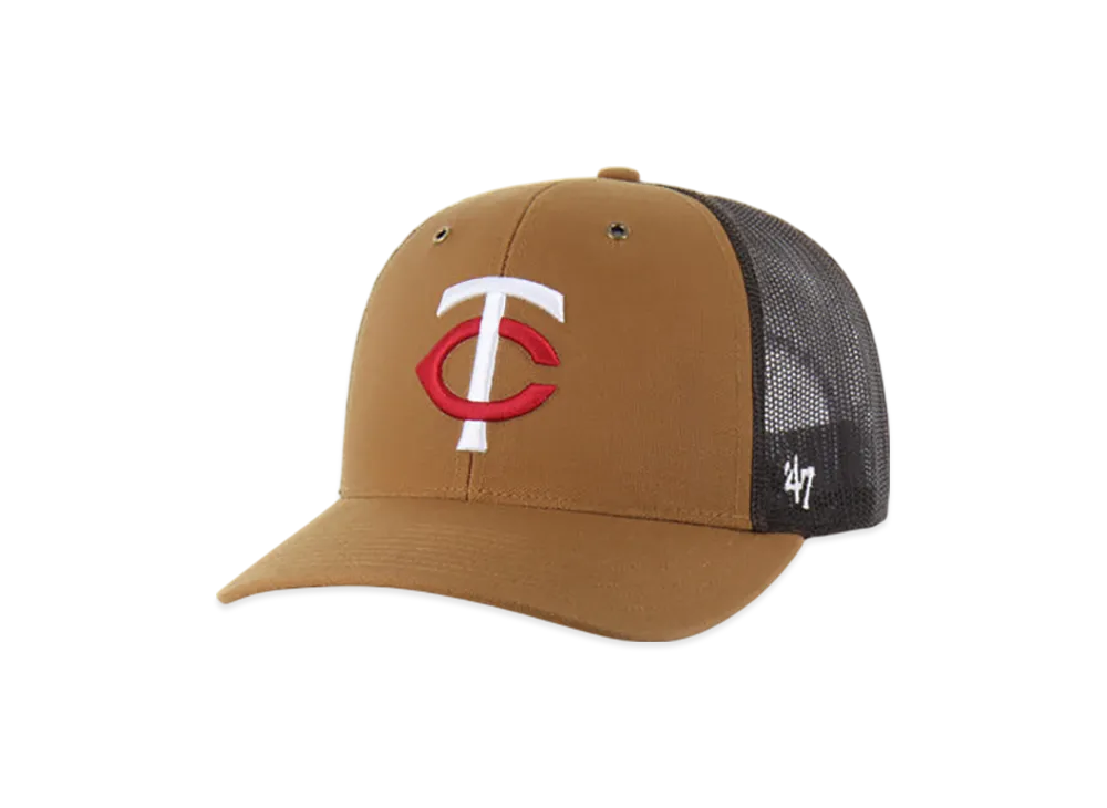 47 x Carhartt Minnesota Twins Trucker "Brown"