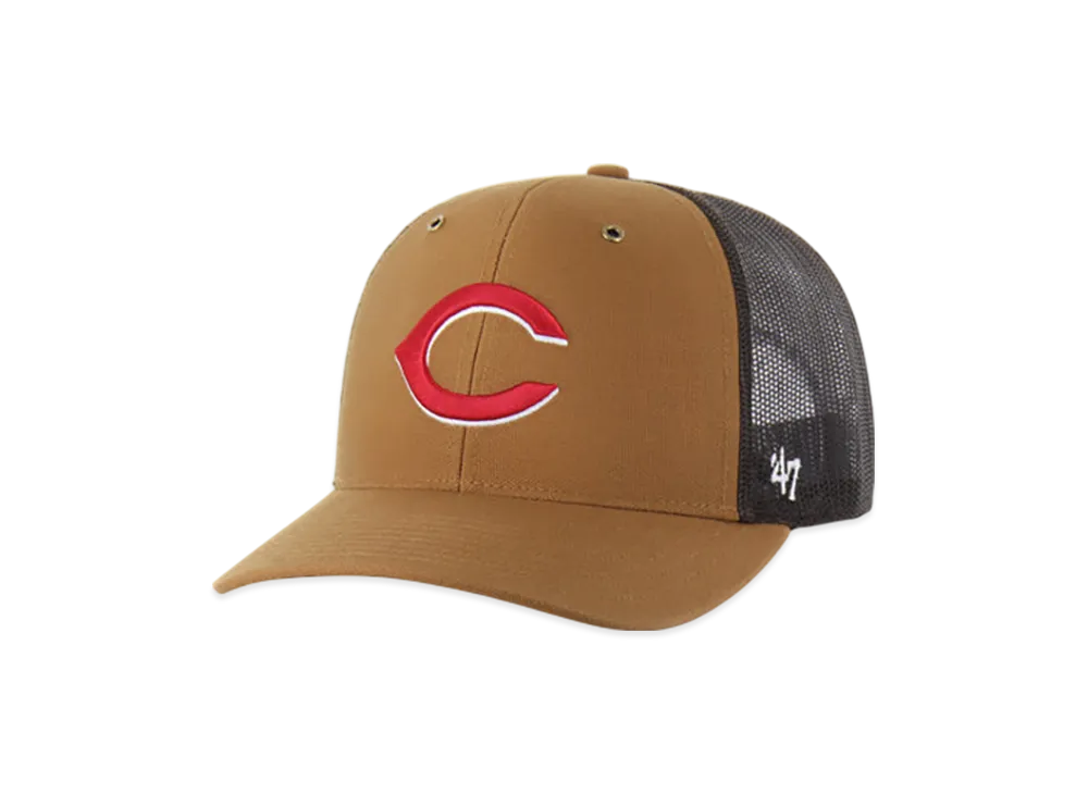 47 x Carhartt Cincinnati Reds Trucker "Brown"