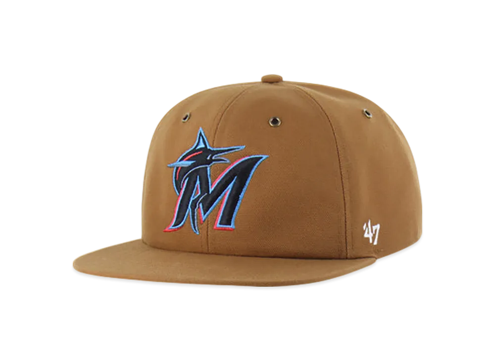 47 x Carhartt Miami Marlins Captain RL Relaxed Fit "Brown"