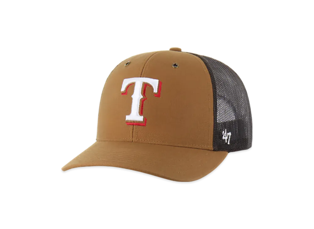 47 x Carhartt Texas Rangers Trucker "Brown"