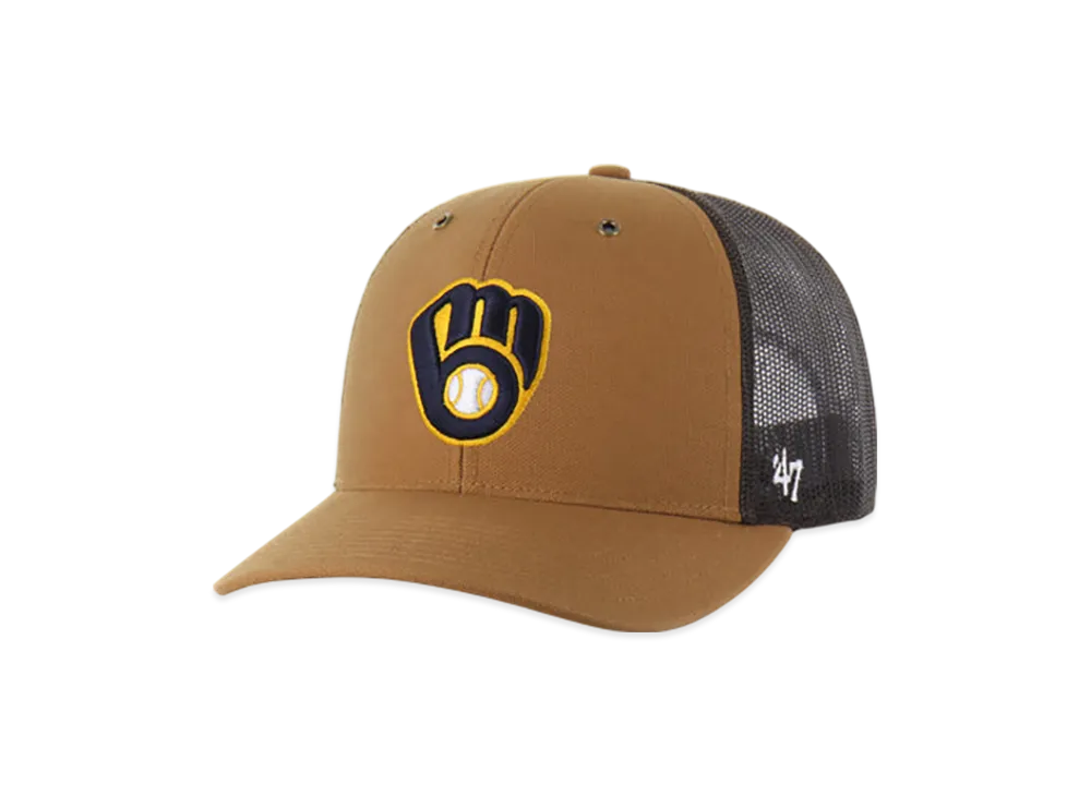 47 x Carhartt Milwaukee Brewers Trucker "Brown"