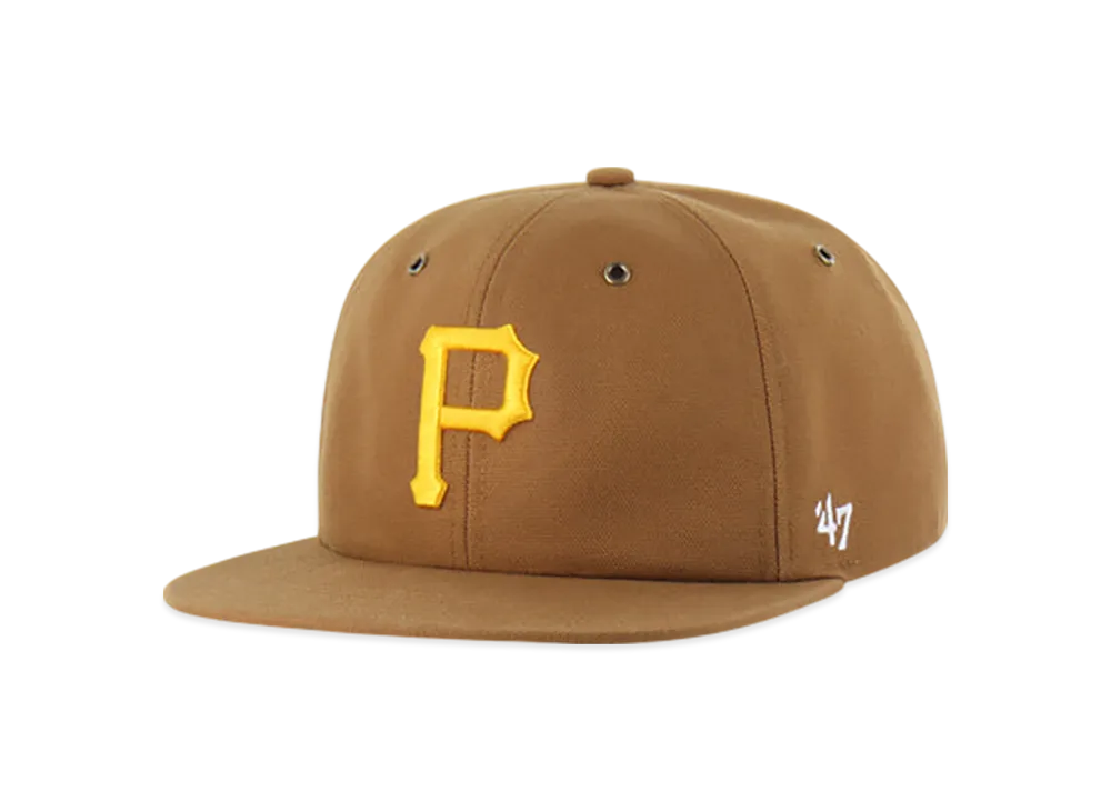 47 x Carhartt Pittsburgh Pirates Captain RL Relaxed Fit "Brown"