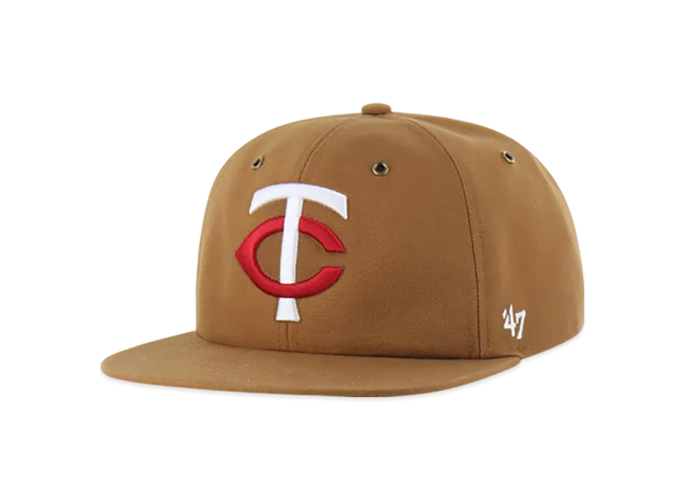 47 x Carhartt Minnesota Twins Captain RL Relaxed Fit "Brown"
