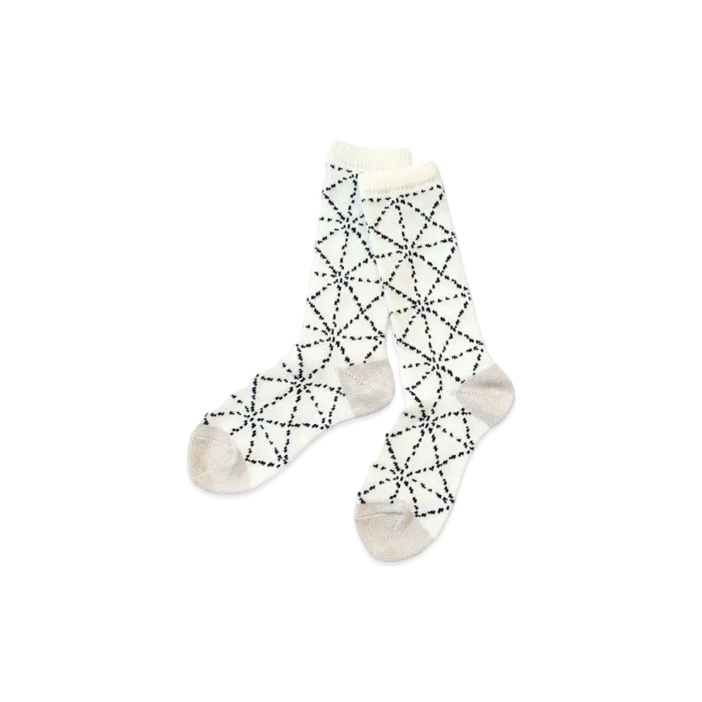 KAPITAL 84 Sashiko Socks "Kinari"
