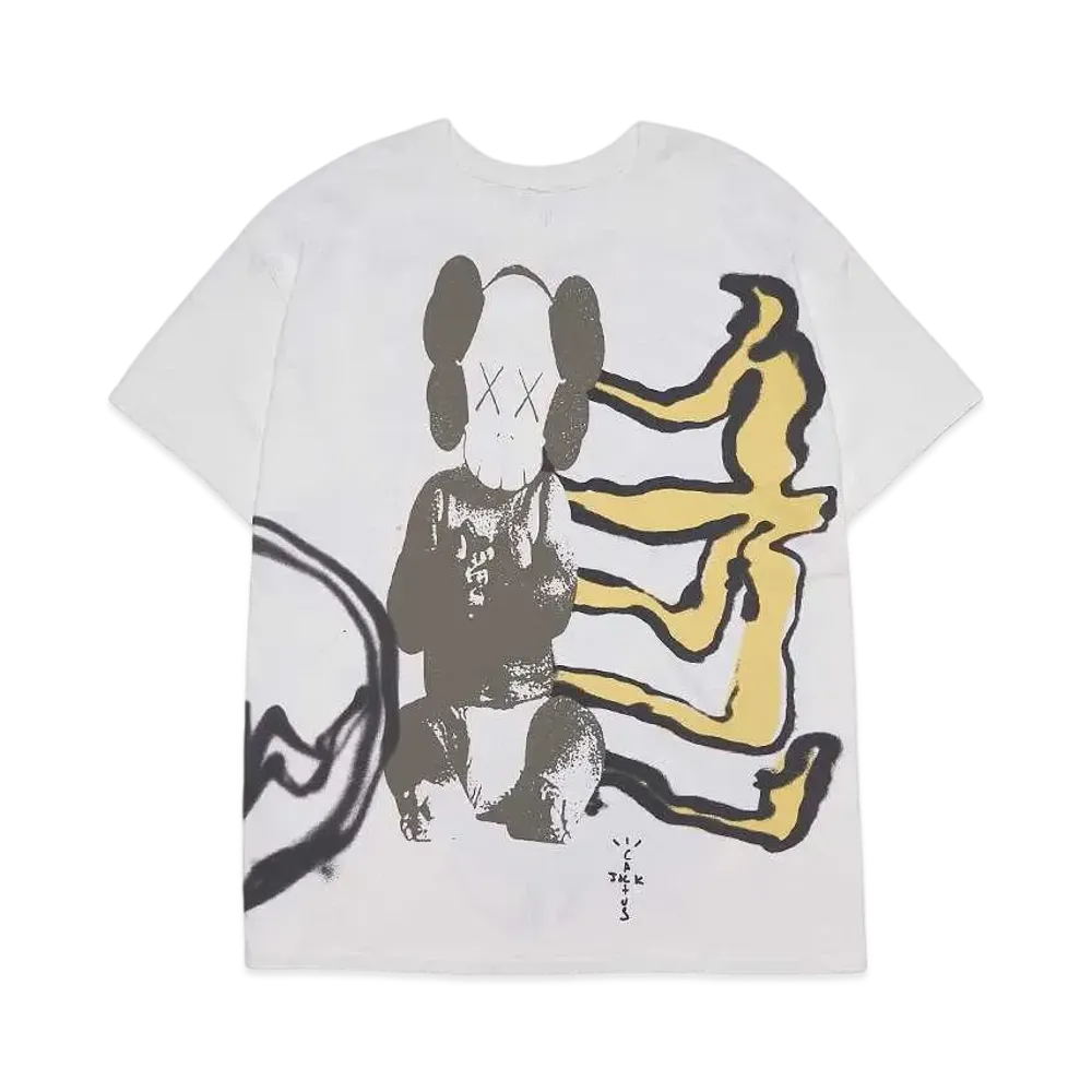 Travis Scott Cactus Jack x KAWS For Fragment Tee "White"