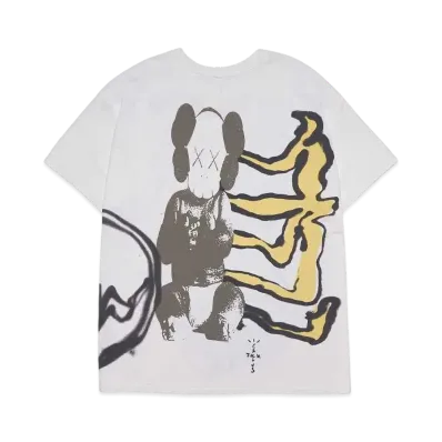 Travis Scott Cactus Jack x KAWS For Fragment Tee "White"