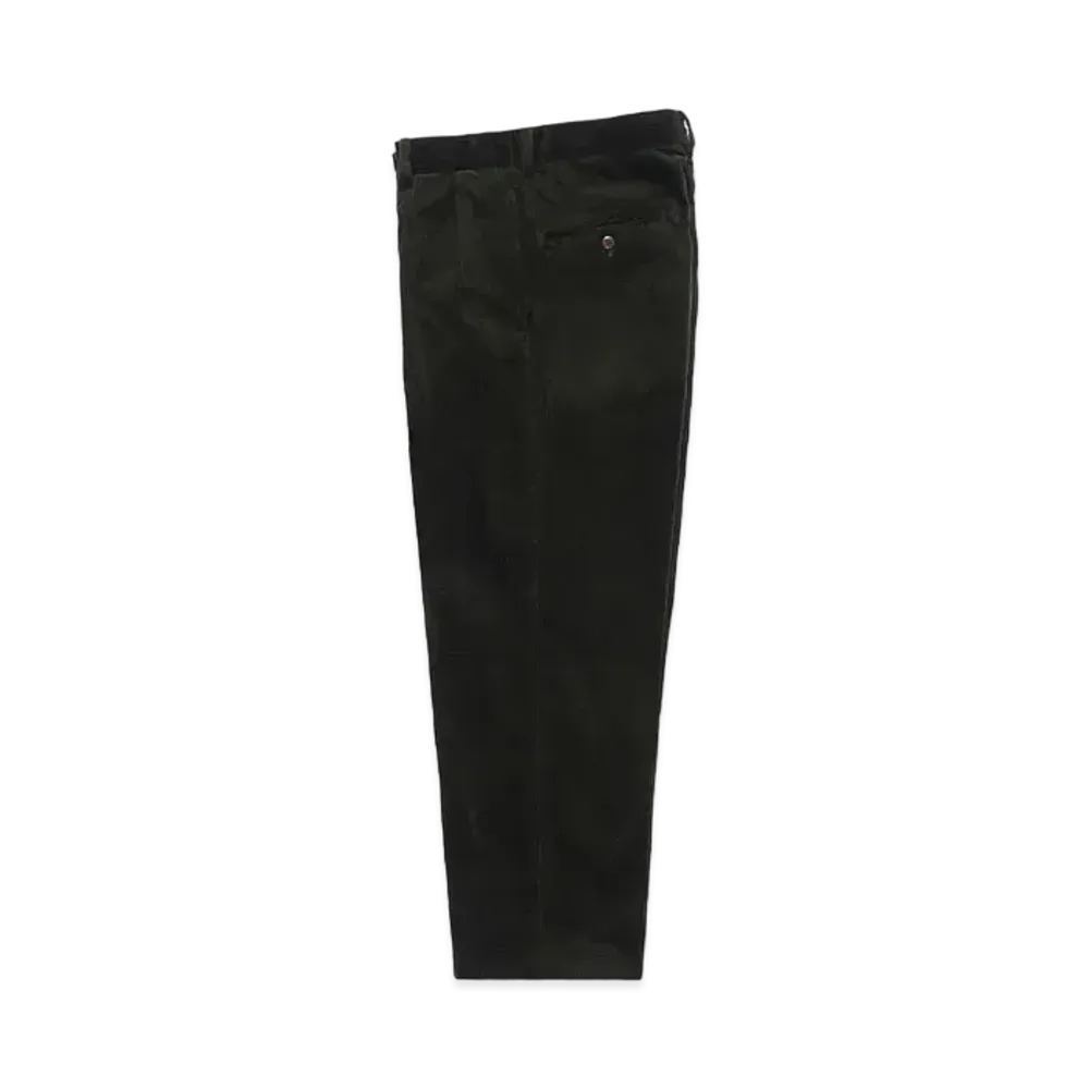 WACKO MARIA Double Pleated Corduroy Trousers "Green"