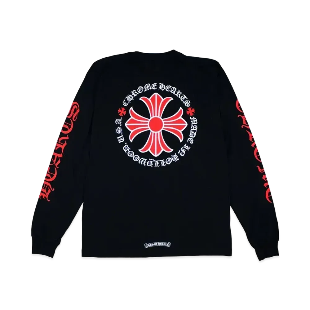 Chrome Hearts Made In Hollywood Plus Cross L/S T-Shirt "Black"