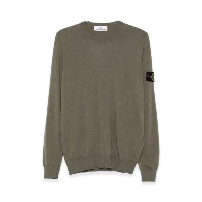 Stone Island Sweaters "Army Green"