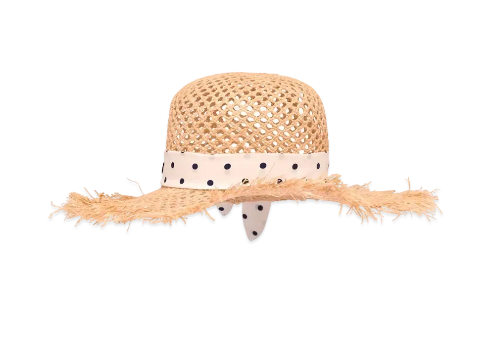 MIU MIU Lafia Hat "Beige/Ivory"