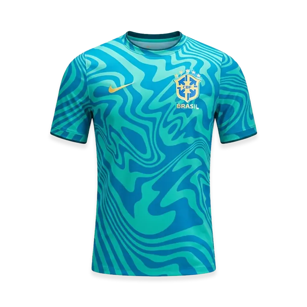 Nike 2026 Brazil Pre-Match Top "Light Menta"