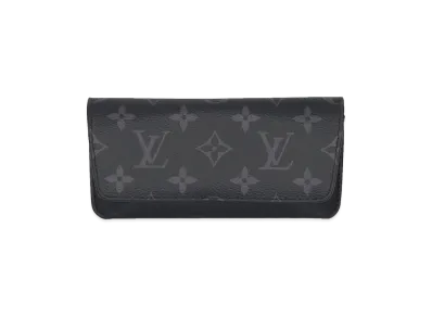 Louis Vuitton Etui Lunettes Woody Monogram Eclipse "Black"