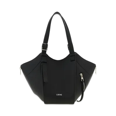 LOEWE Women's 'hammock Flip' Shoulder Bag "Black"
