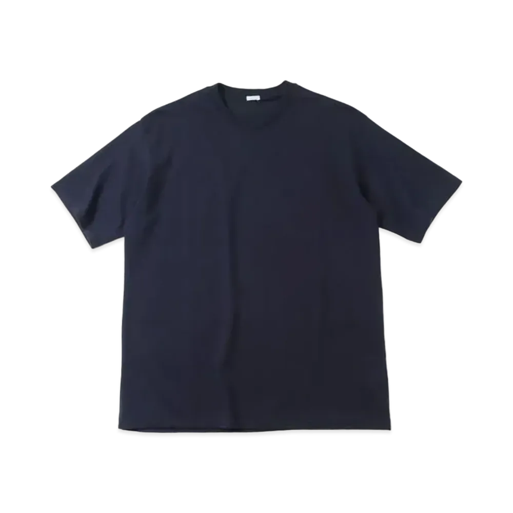 A.PRESSE Cashmere Blend S/S T-Shirt "Navy"