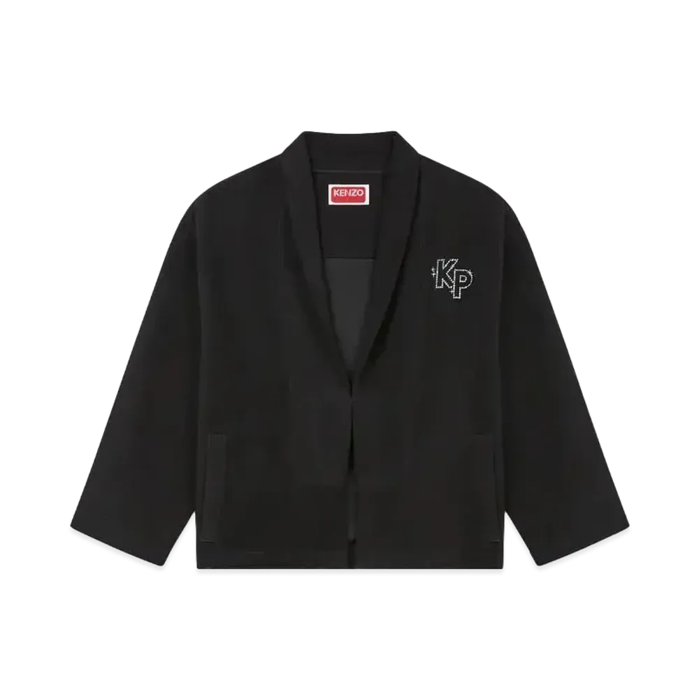 KENZO 'CONSTELLATION' Embroidery Cardigan "Black"