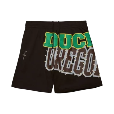 Travis Scott x M&N x University Of Oregon Shorts "Brown"
