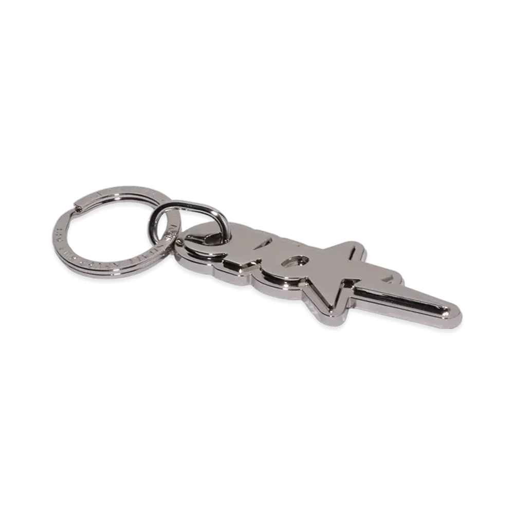 A BATHING APE x OVO Sta Metal Key Chain "Silver"