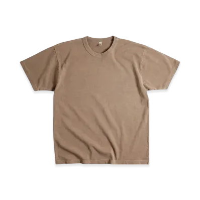 Los Angeles Apparel 8.5OZ Short Sleeve Binding Pigment Dyed T-Shirt "Patchouli"