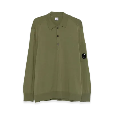 C.P. Company Wool Polo "Green"