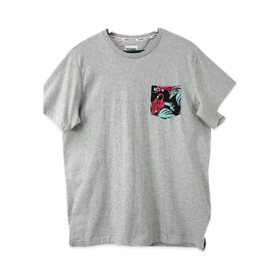 TOMMY JEANS Contrast Pocket T-Shirt Short Sleeves "LightGrayHether"