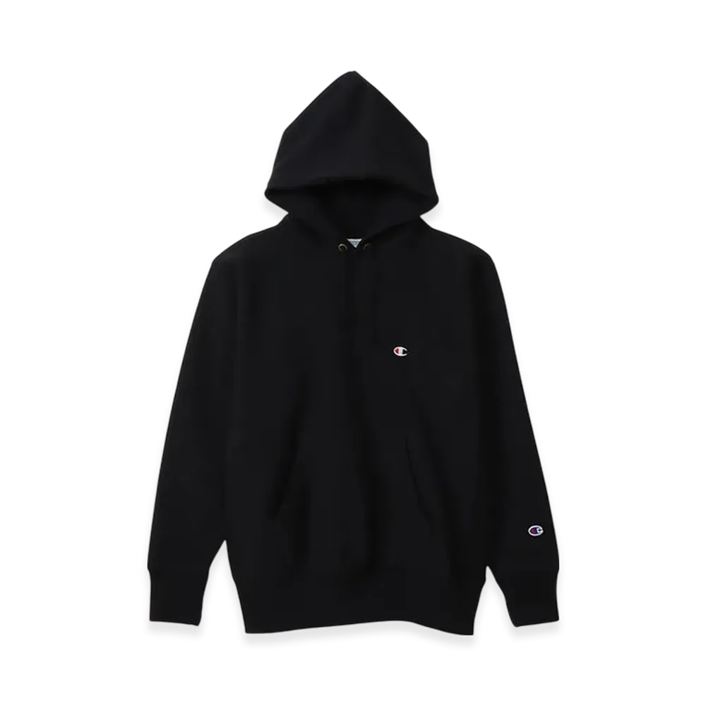 Champion Reverse Weave Hooded Sweatshirt 24FW "Black"