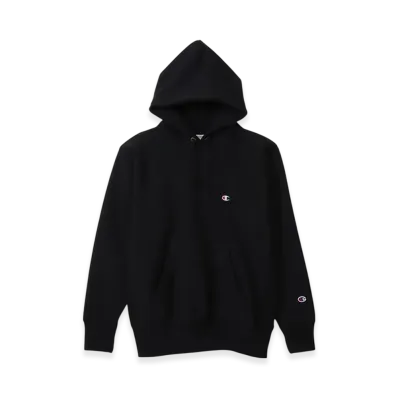 Champion Reverse Weave Hooded Sweatshirt 24FW "Black"