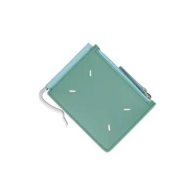Maison Margiela Money Clip Wallet Slim 2 Pincer "Lightblue/Green"