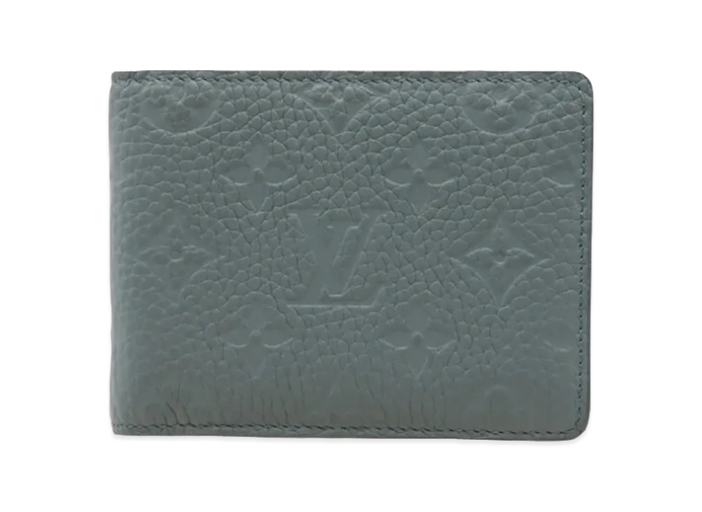 Louis Vuitton Portefeuille Multiple Taurillon Leather "Gray"