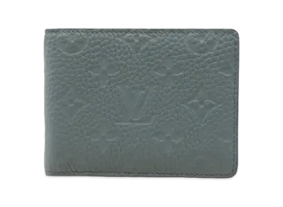 Louis Vuitton Portefeuille Multiple Taurillon Leather "Gray"
