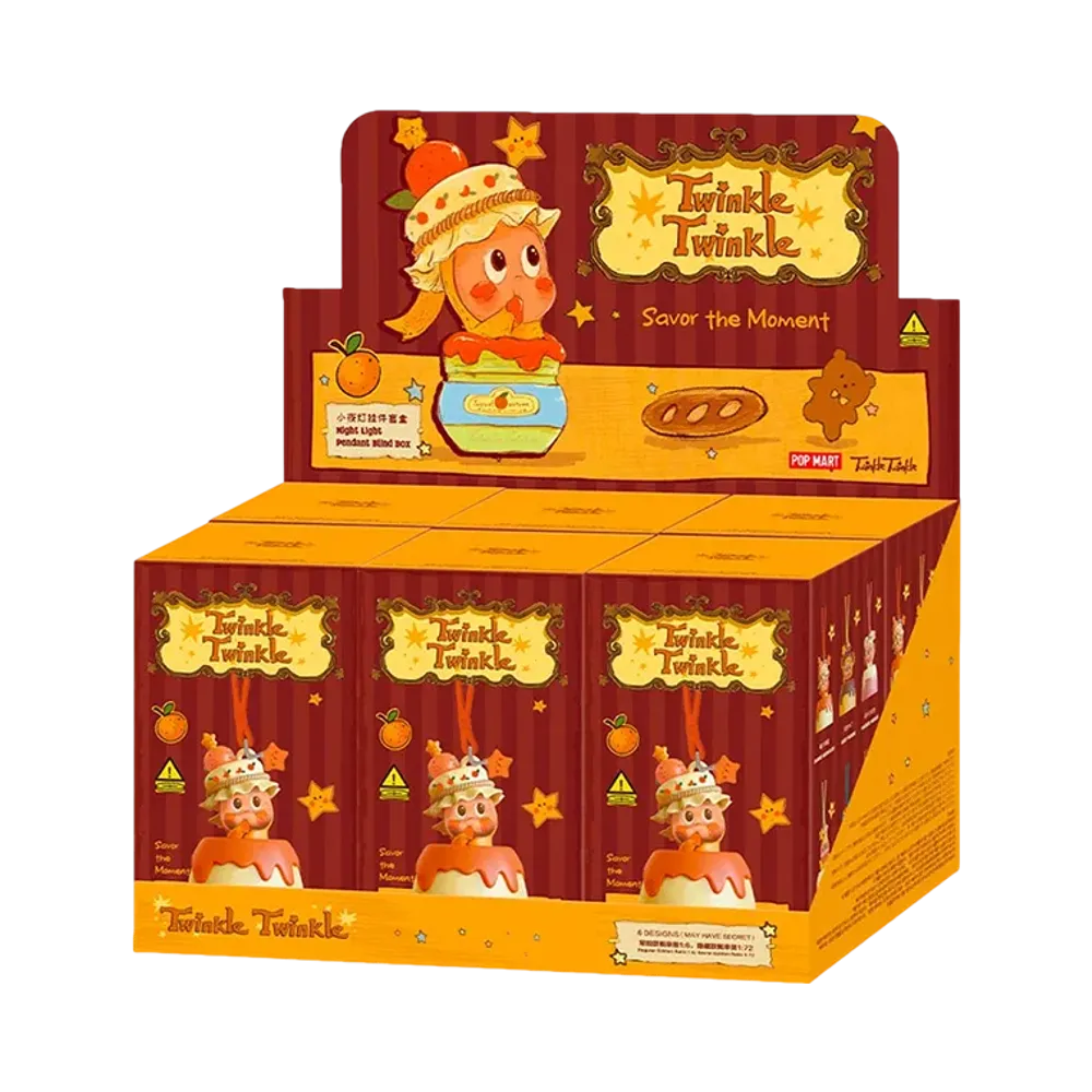POP MART Twinkle Twinkle Savor the Moment Series-Night Light Pendant Blind Box [Assortment Box]