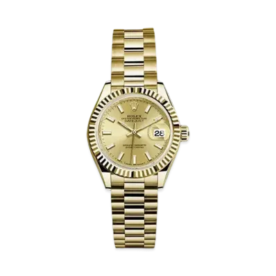 ROLEX Datejust 28 Champagne Gold Dial 279178