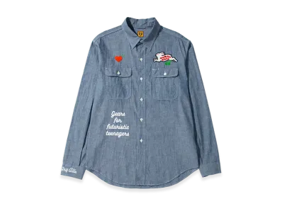 HUMAN MADE Chambray Shirt "Blue"