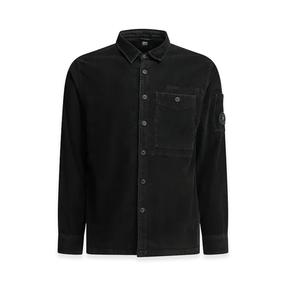 C.P. Company Corduroy Overshirt Jacket "Black"