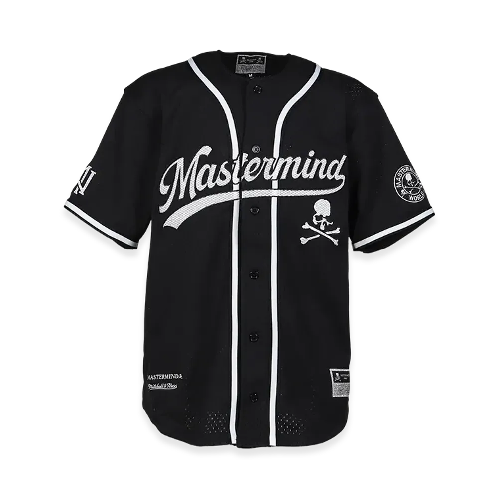 MASTERMIND WORLD x Mitchell&Ness BBall Jersey "Black"