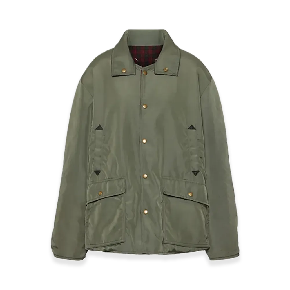Maison Margiela Reversible Jacket "Military/Bordeaux Check"
