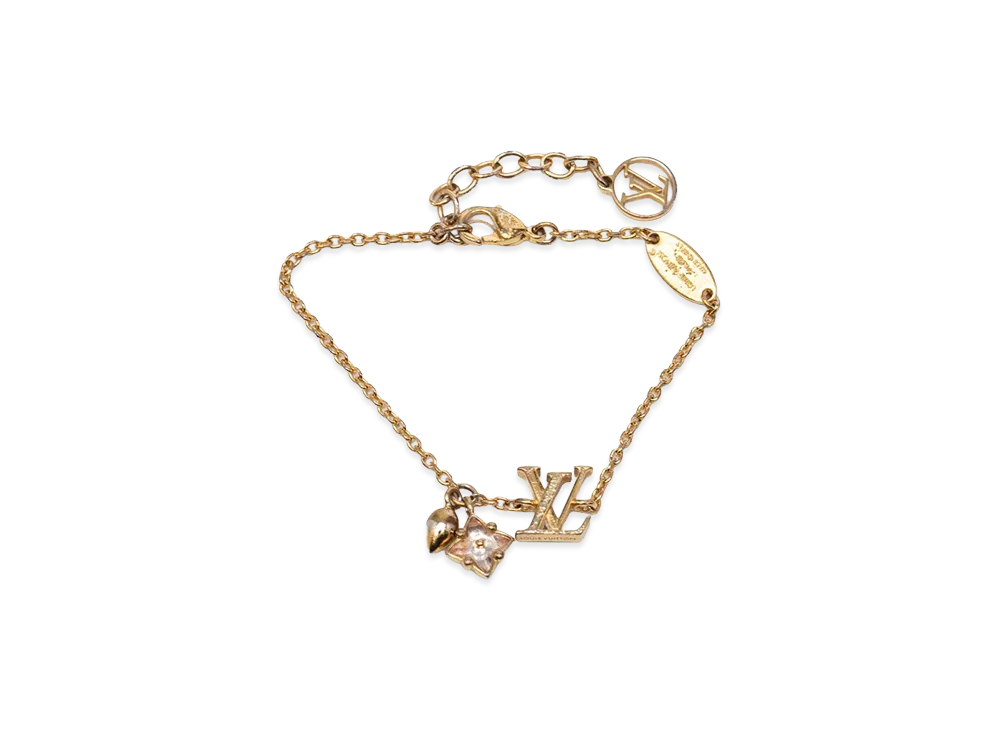 Louis Vuitton Bracelet Lulu Gram "Gold"