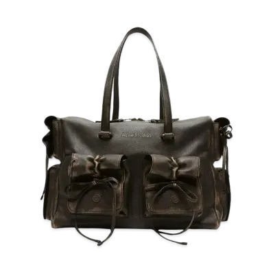 Acne Studios Multi-Pocket Tote Bag "Dark Brown/Beige"