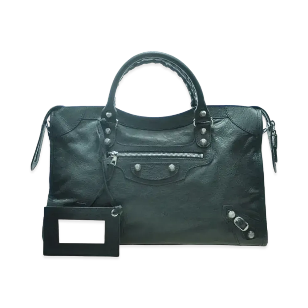 BALENCIAGA Giant City Handbag Lambskin "Dark Grey"