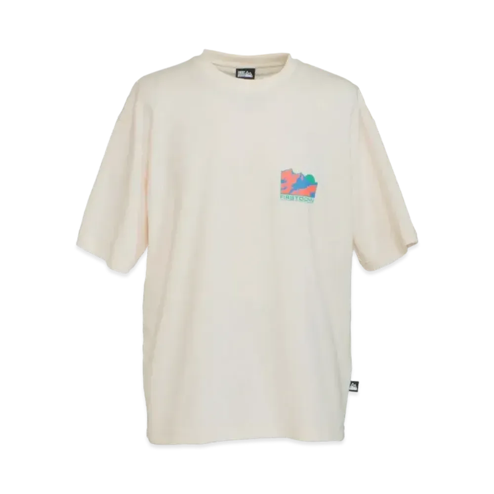 FIRST DOWN GRAPHIC S/S T "Off White"