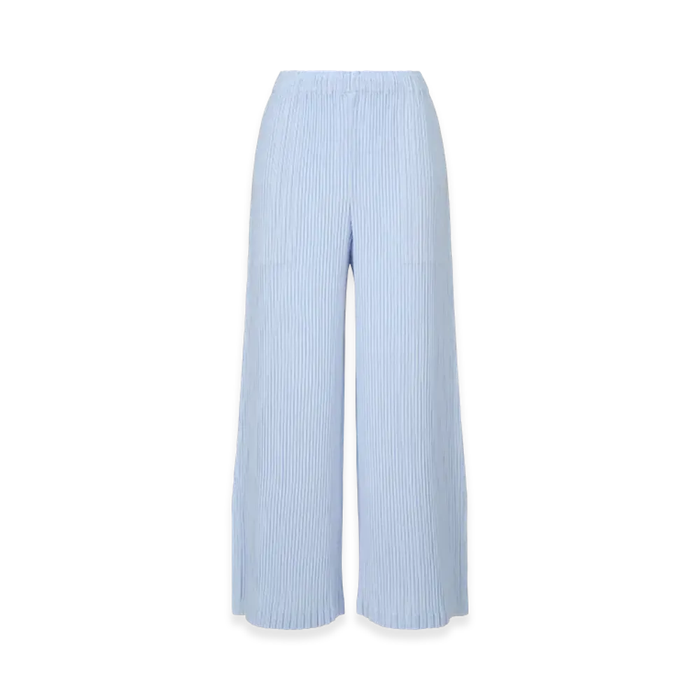 ISSEY MIYAKE Hatching Bottoms "LightBlue"